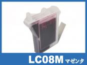 LC08M(マゼンタ) ブラザー[Brother]互換インクカートリッジ