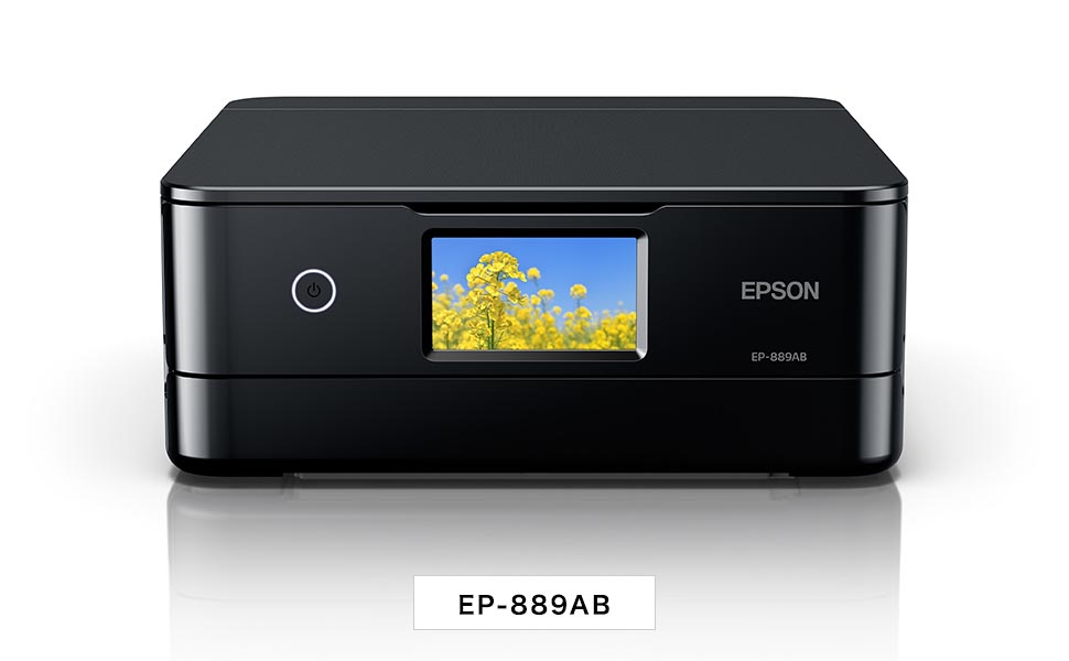 エプソン EP-889ABの本体外観（ブラック）