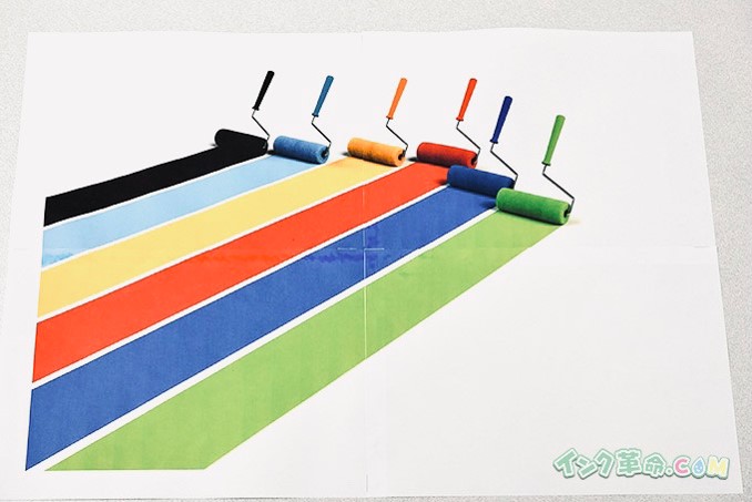 4分割印刷結合
