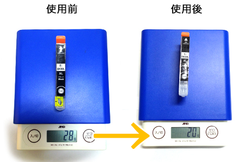 互換インクの残量計測