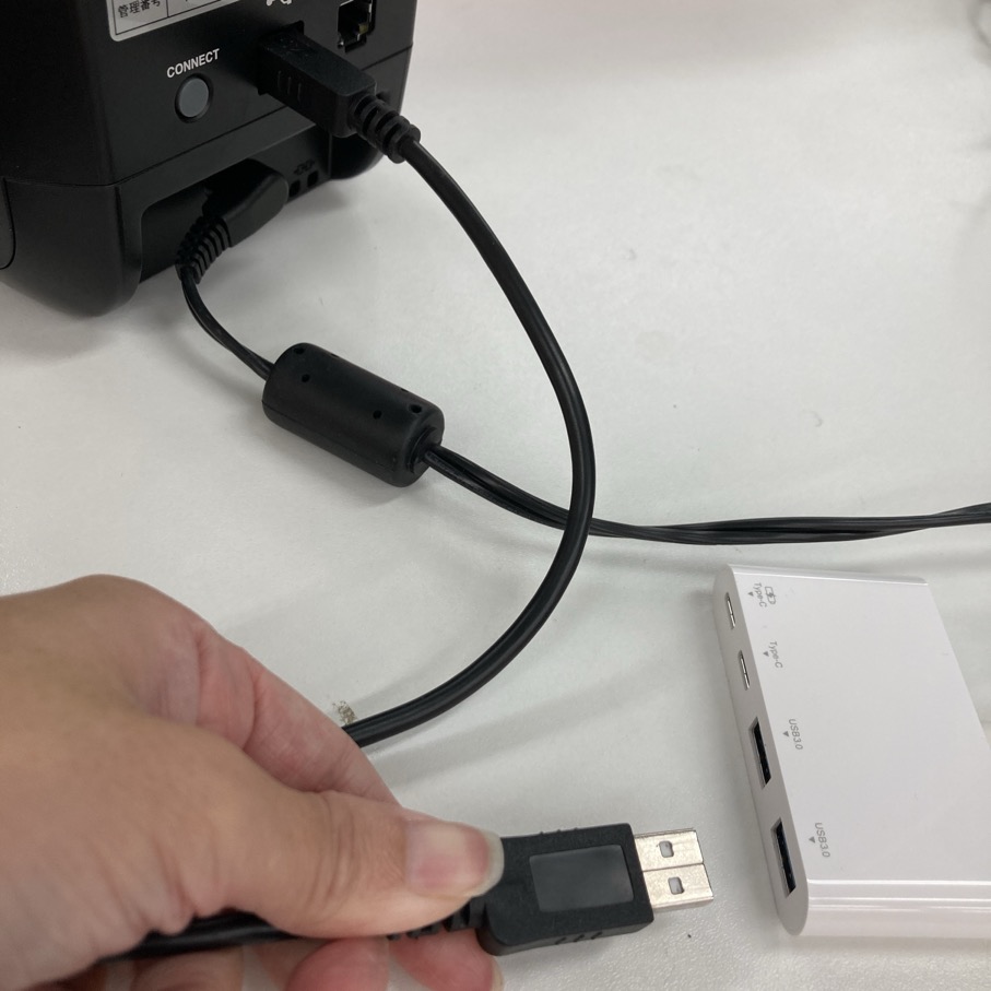 USB接続完了