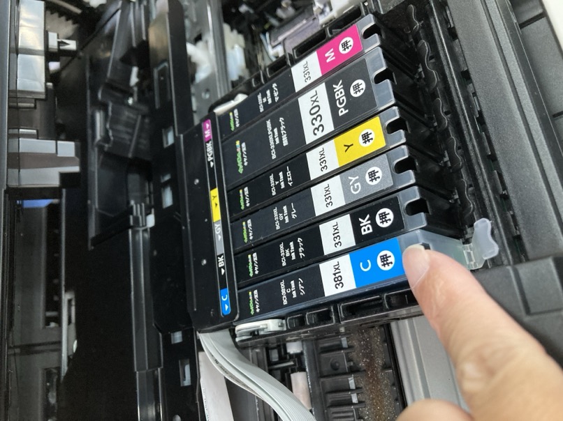 BCI381をセット