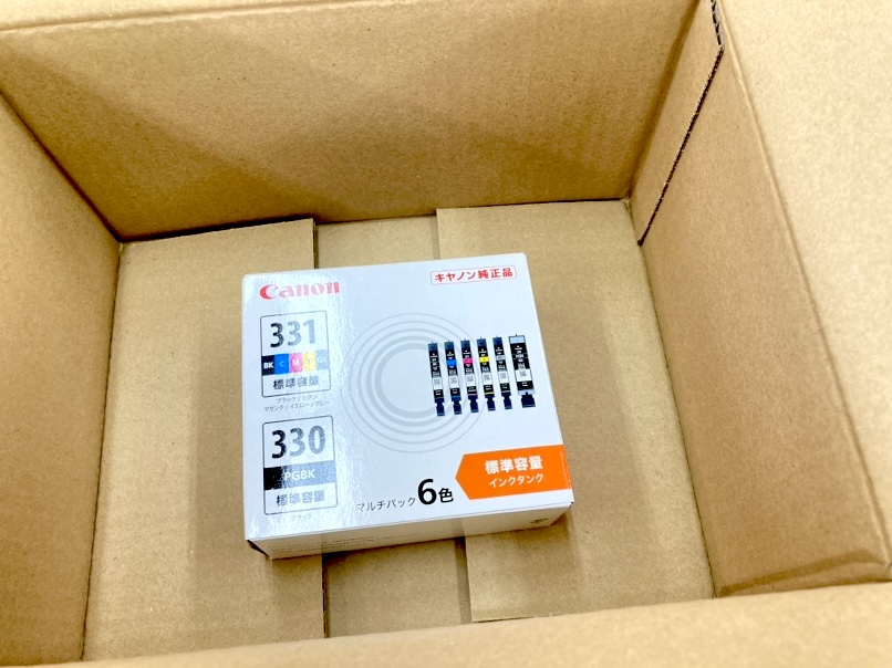メーカー公式の梱包箱開封