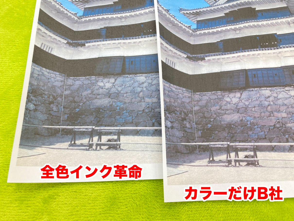 BCI-331 　インク革命　B社　併用　写真　カラーのみ　拡大