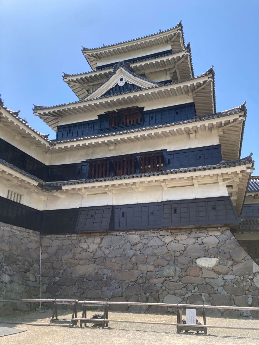 風景写真　松本城　印刷サンプル