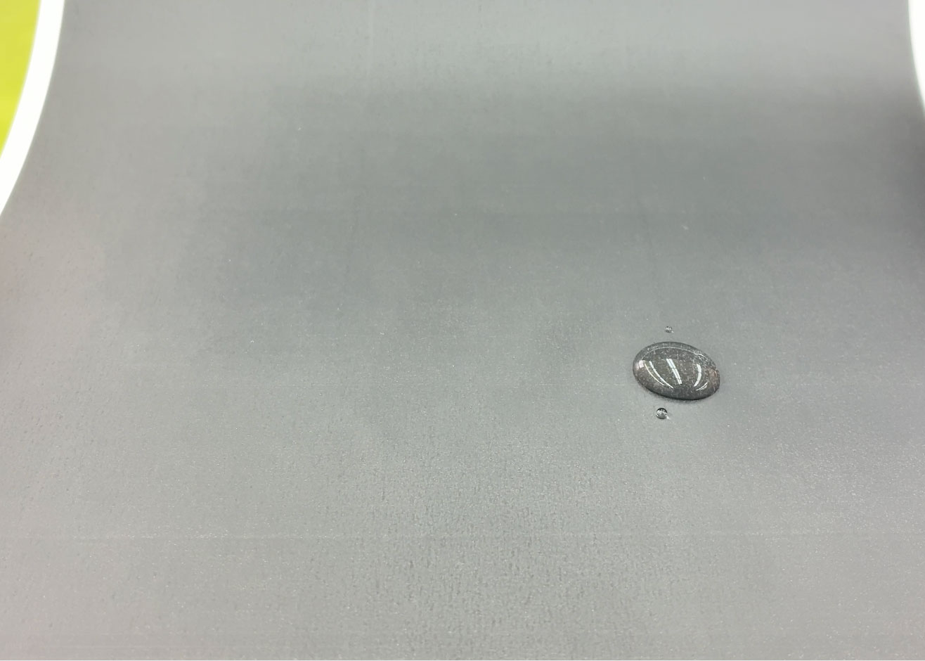 純正トナー　水滴を垂らしてこする