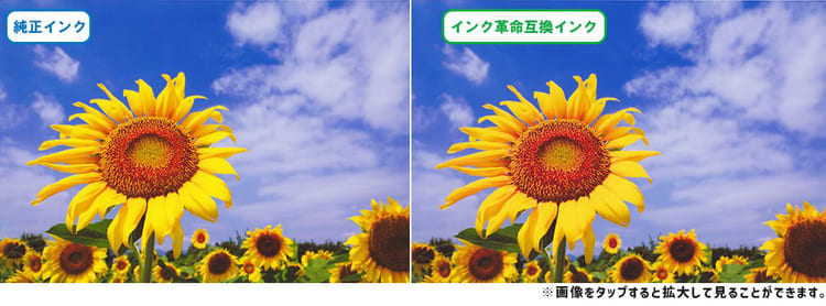 純正インクと互換インクの印刷品質比較