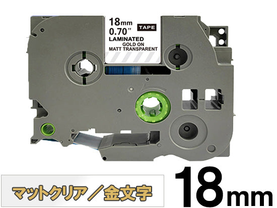 ブラザー ピータッチ用 18mm幅の互換ラベル テープカートリッジ商品