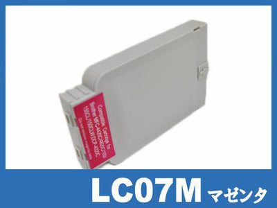 LC07M(マゼンタ) ブラザー[brother]互換インクカートリッジ