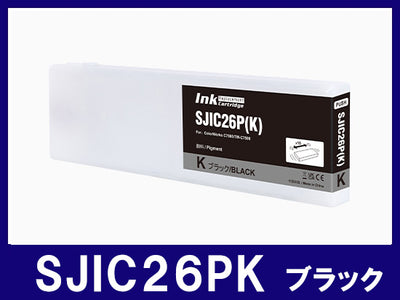SJIC26PK (顔料ブラック) エプソン[Epson] 互換インクカートリッジ