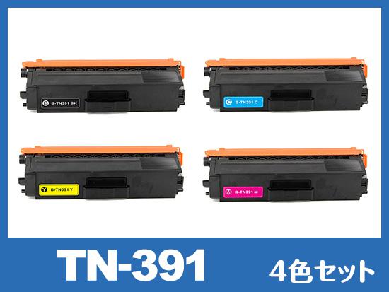TN-391(BK/C/M/Y) ブラザー用 互換トナーカートリッジ 4個セット TN-391 (4色パック) ブラザー[Brother]互換トナーカートリッジ | TN