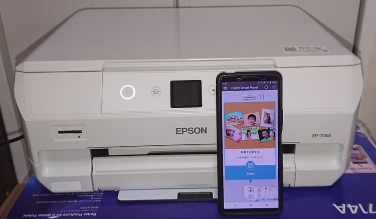 EPSON カラリオ EP-714A で「Epson Smart Panel」を使用してみた